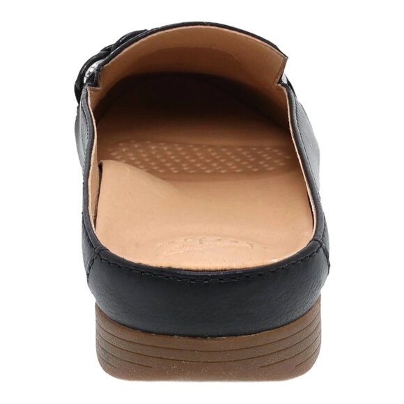 NEW Leora Leather Comfort Mules For Women in black 1125 4m2 - Picture 3 of 10